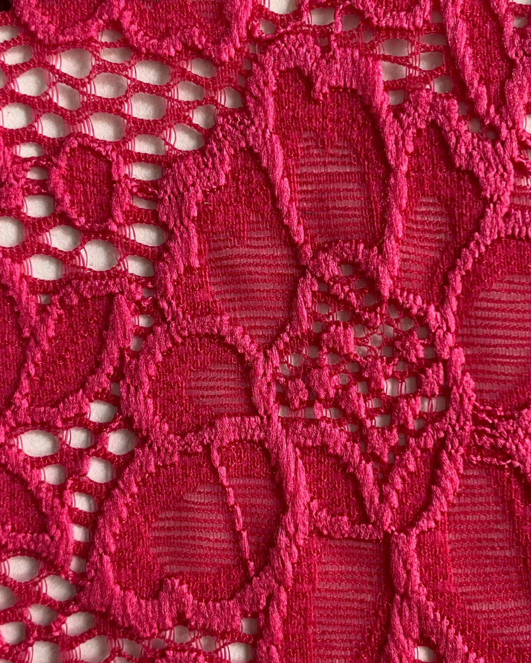 Encaje con flores